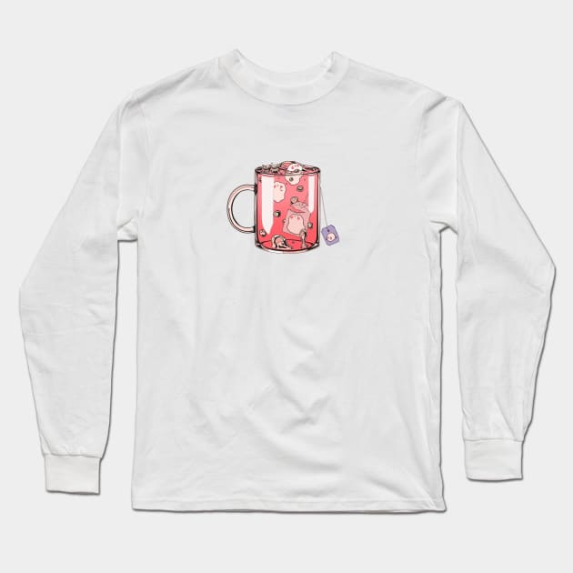 Ghostly sweet - Tea Long Sleeve T-Shirt by TVCHANY